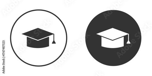 Education icon. Simple vector illustration. Silhouette Icon Set.