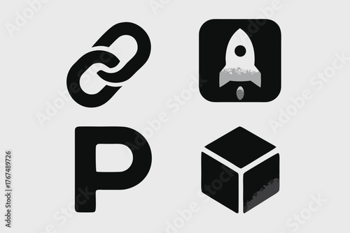 Different kind of icon set