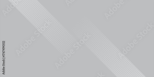 Abstract Gray Diagonal Bands With Dotted Patterns For Modern Background Design eps10