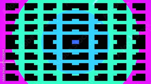 Abstrat colorful shape paint background