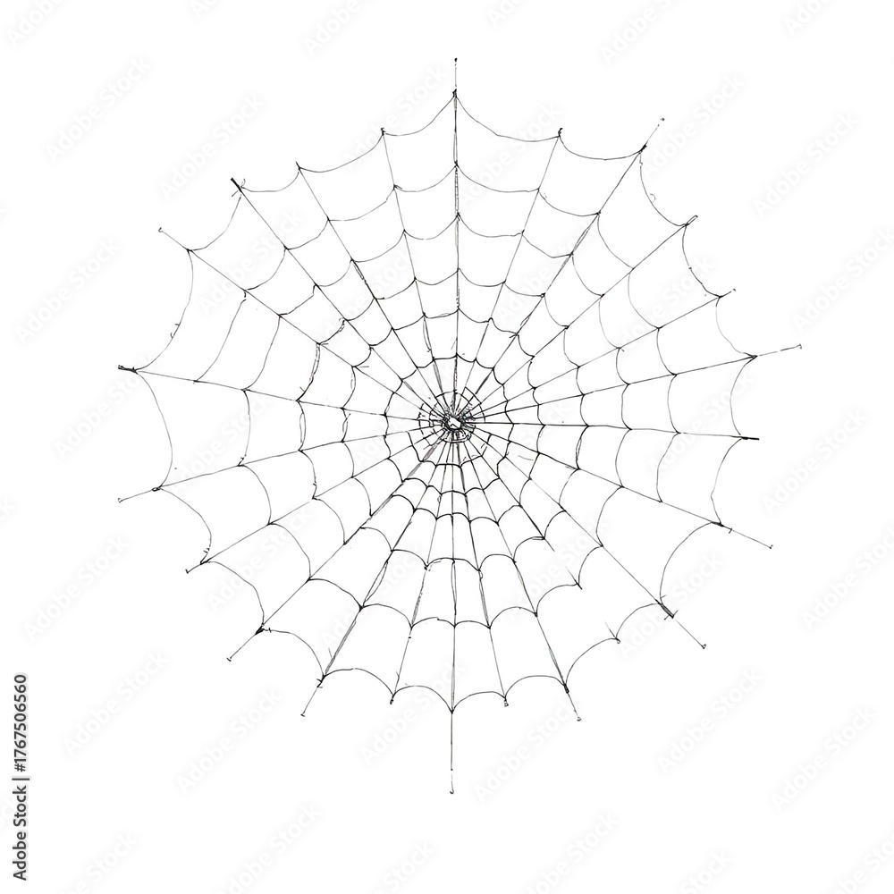 Obraz premium broken glass spider web