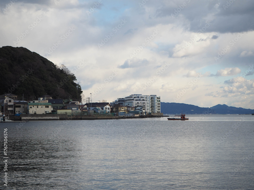 Fototapeta premium 浦賀の街並み（神奈川県・横須賀市）