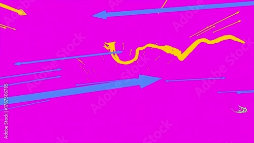 Abstrat colorful shape paint background