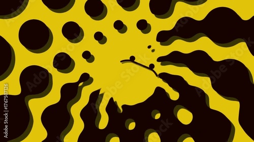 Abstrat colorful shape paint background