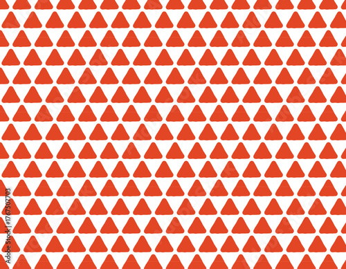 ファブリック素材　おしゃれな和柄背景　鱗文様　赤・白