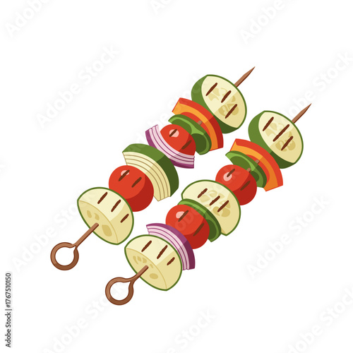 Grilled Vegetable Skewers: Vibrant Summer Kebabs