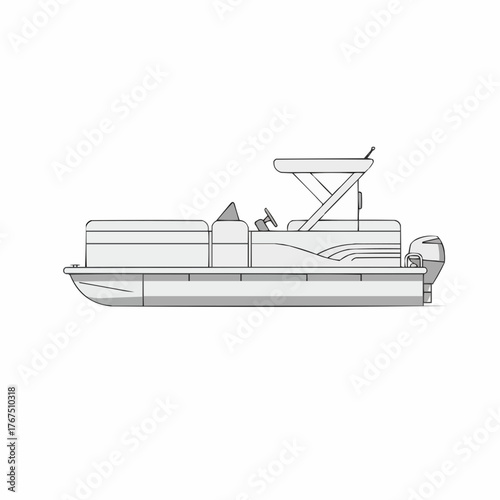 Grayline Pontoon Boat Design Outline