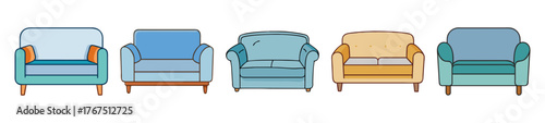 Comfortable sofas featuring elegant designs and versatile color options