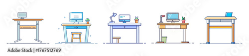 Modern standing desk designs for enhanced productivity and wellness ergonomics