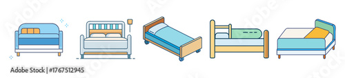 Modern teal and orange trundle bed design with drawer storage and comfortable upholstery