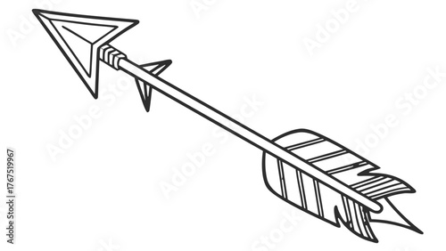 Dynamic arrow graphic design element capturing movement and direction for modern projects and impactful communication needs.