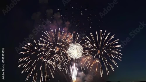 Abstract glitter background fireworks. christmas eve, holiday Night sky filled patterns, celebrating festive occasion vibrant colors joy. abstract festive visuals, luxury celebrations, glow, new year.