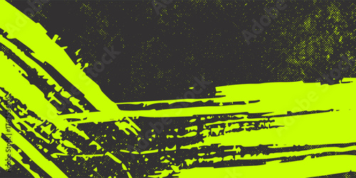 modern.Running poster design with runner's Legs vector and colorful design illustration. with gray and green saturated splash color. run poster. Marathon. City marathon. landing page