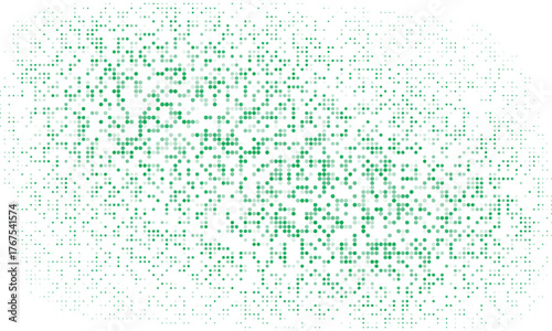 Light Yellow vector modern geometrical circle abstract background. Dotted texture template. Geometric pattern in halftone style with gradient. Modern design