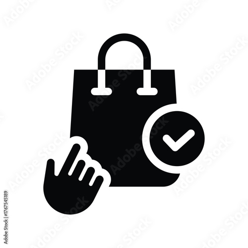  checkout glyph icon illustration vector graphic.eps