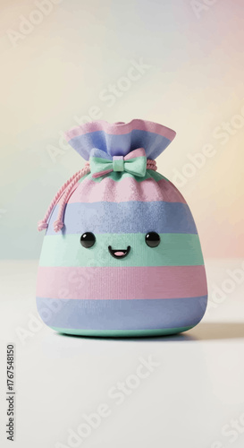 Cute Money Pouch with Ribbon