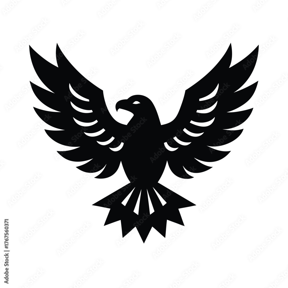Obraz premium Liberty Eagle White Background
