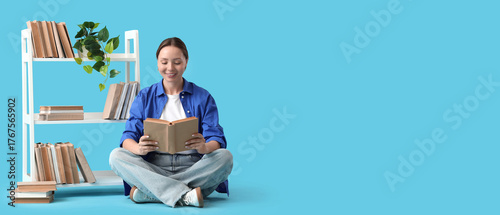 Beautiful young woman readi...