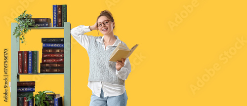 Beautiful young woman readi...