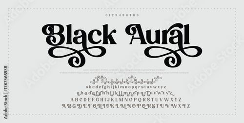 Luxury Elegant Modern beauty font alphabet logo. Typography beautiful minimal elegant sans fonts fashion wedding vintage retro logos. vector illustration