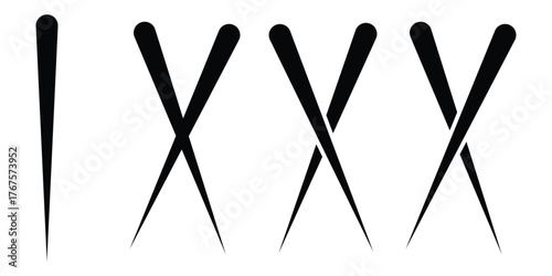 Chopsticks with Noodles Vector Icon – Asian Cuisine Flat Illustration | Chinese, Thai & Japanese Food on White Background