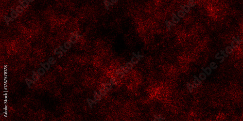 Abstract red grunge natural smooth cement concrete floor and plaster dirty wall background texture. red marble texture and red paper texture. plastered long panoramic concrete wall background.