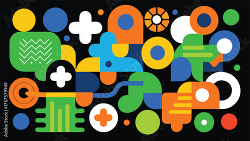 A lively pattern of squares.eps