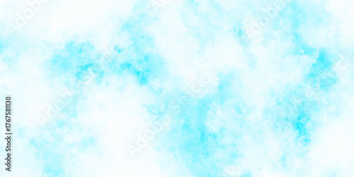 Abstract grunge sky blue soft painted watercolor paint splash. inspiring views of fluffy clouds blue sky background. cloudy blue sky various natural clouds and smoke. morning cloud in the sky.