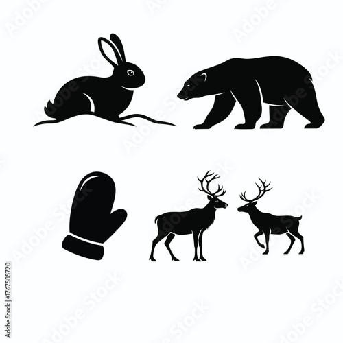 Abstract geometric composition featuring bold primary and secondary colors with helvetica and courier typography elements