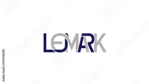 A typographic logo with overlapping letters, dark blue "L", "A", and "R", rest is gray, on white background