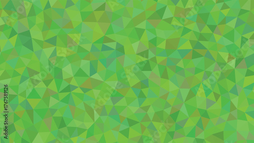 Green geometric background abstract triangle pattern in shades of green great for modern design projects and creative