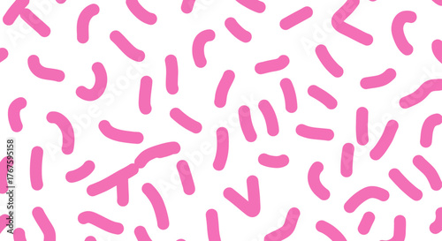 Retro sprinkles background a playful memphis style design for party invitations and cheerful website backgrounds evoking a fun 80s aesthetic with a bold vibrant vibe.