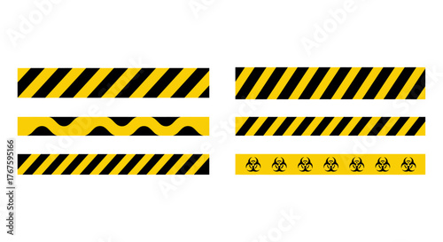 caution tape stripes delineating hazard areas and restricted access ideal for safety manuals accident prevention guides and emergency response protocols