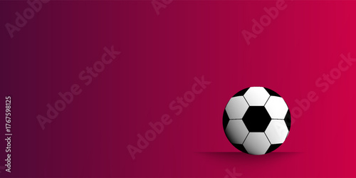 Vector of world cup 2026  background. Template of soccer background with light trail and 3d ball icon. world cup 2026.