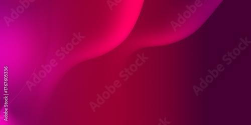 Illustration in the style of wave-shaped patterns with red gradient for online work and presentations