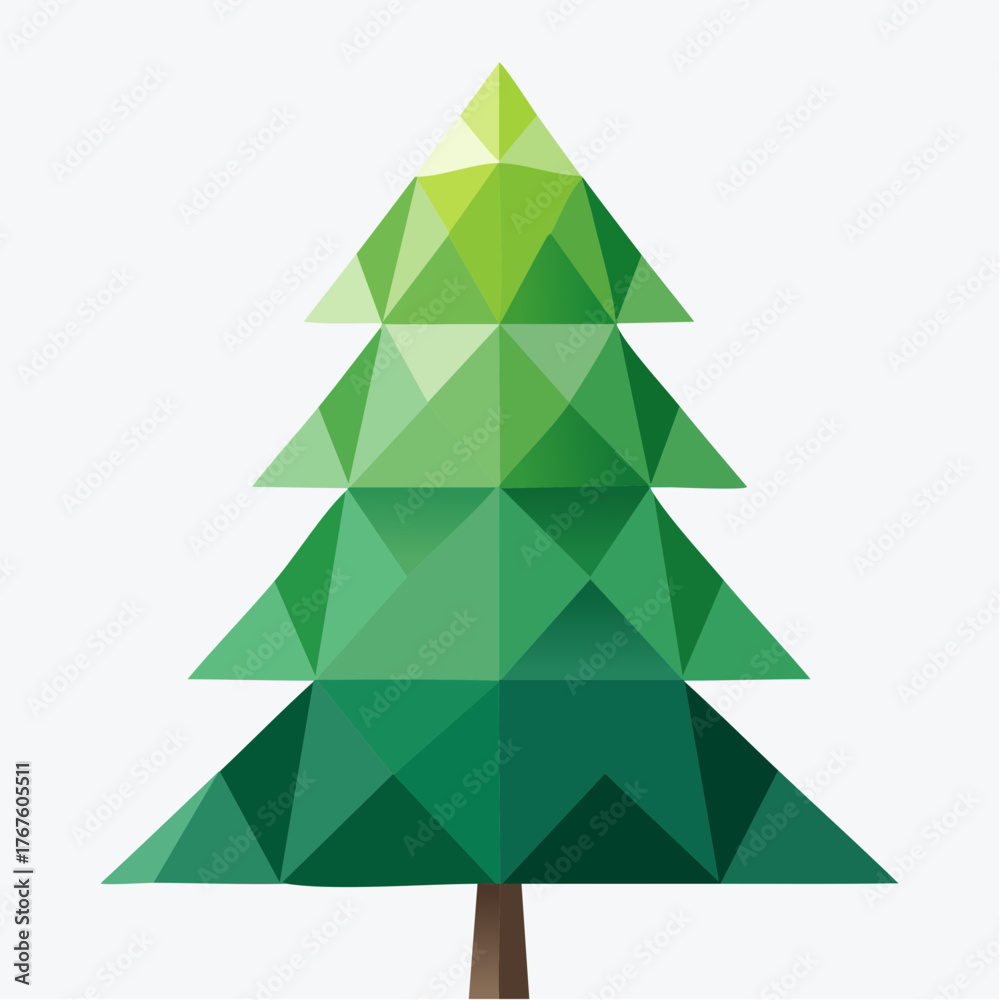 Fototapeta premium Evergreen tree with transparent background