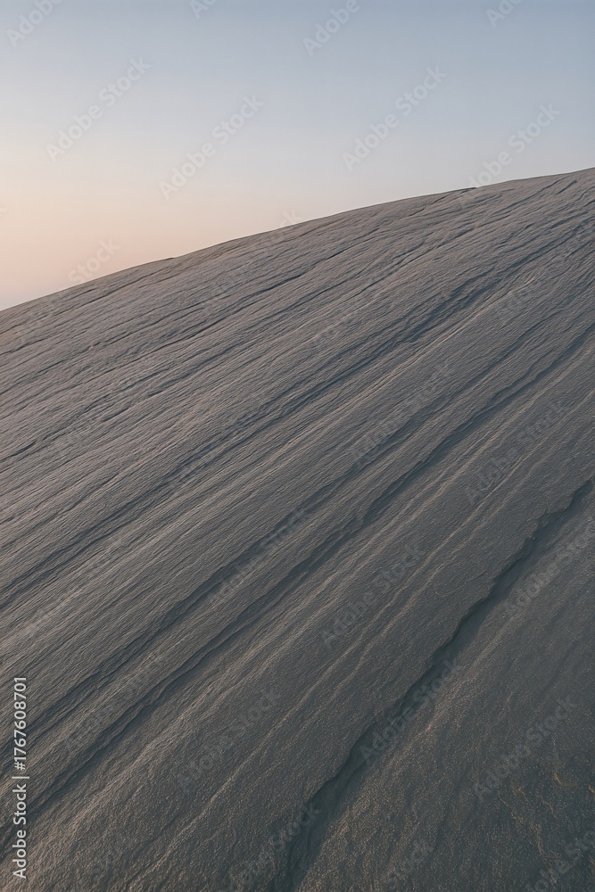 Fototapeta premium Gray striated rock slope texture