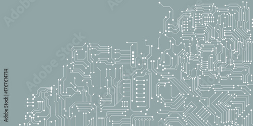 High tech technology geometric stock illustration..