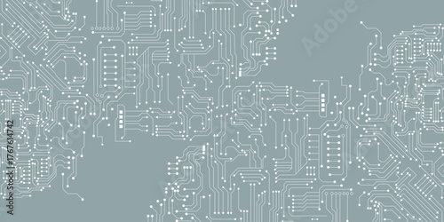 Vector illustrations of futuristic digital technology and digital communications for hi-tech advertising artwork.