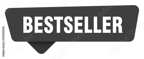 bestseller black sign isolated on transpatent background. bestseller sticker