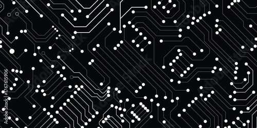 Vector illustrations of futuristic digital technology and digital communications for hi-tech advertising artwork.