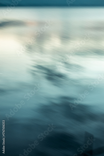 Abstract Motion Blur of Water Surface