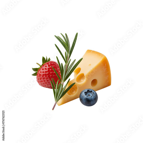 cheese and berries