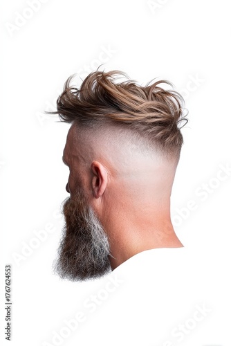 Stylish Haircut with Fade and Textured Top for Modern Men