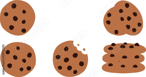 Delicious homemade chocolate chip cookies recipe easy bake dessert food sweet treat