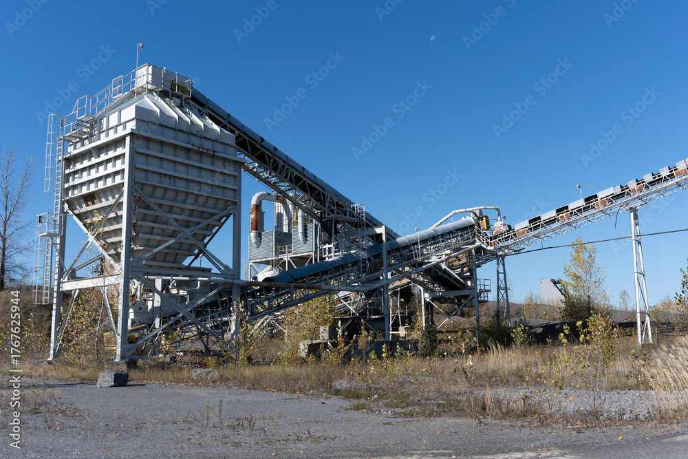 Fototapeta premium An old lime production plant