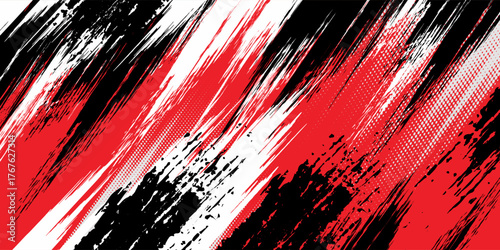 Glitch distorted grunge layer . Noise destroyed texture . Trendy defect error shapes . Overlay grunge texture . Distressed effect .Vector shapes with a halftone dots screen print texture