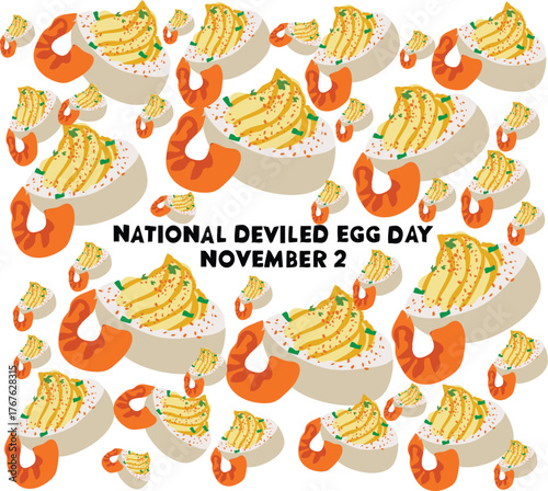 national deviled egg day is celebrated every year on 2 november.	
