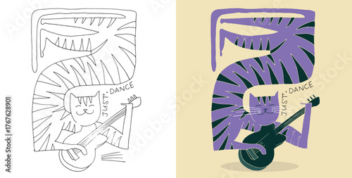 Cute hand drawn doodle lettering quote. Lettering for t-shirt design, mug print, bag print, clothes fashion. 100% hand drawn vector image.