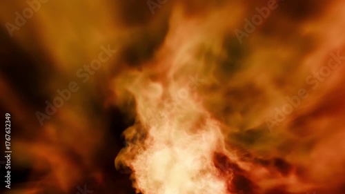 fire flame burst explosion smoke CG background